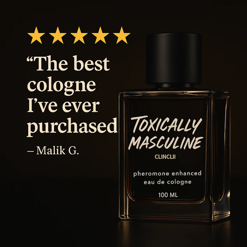 Final 3 Hours: 70%OFF🔥Toxically Masculine - Pheromone Infused Eau de Cologne