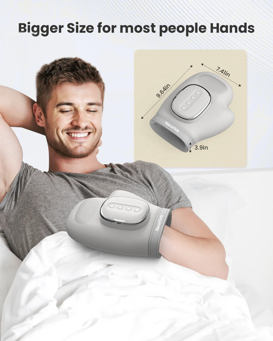 NEURIVO Hand Massager for Arthritis pain, Carpal tunnel & Tension
