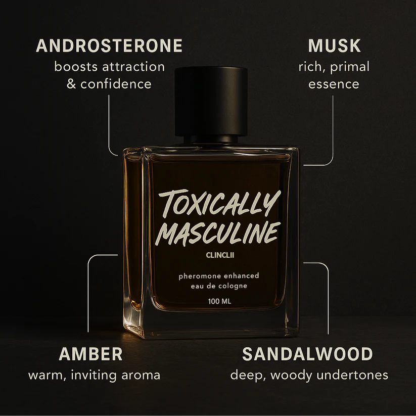 Final 3 Hours: 70%OFF🔥Toxically Masculine - Pheromone Infused Eau de Cologne