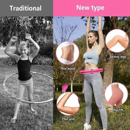 Smart Weighted Fit Hoop – Adjustable Exercise Hoop for Fun & Effective Workouts