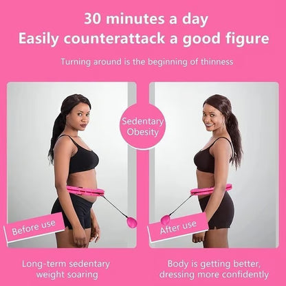 Smart Weighted Fit Hoop – Adjustable Exercise Hoop for Fun & Effective Workouts