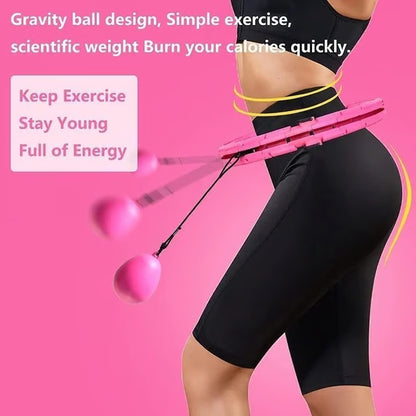 Smart Weighted Fit Hoop – Adjustable Exercise Hoop for Fun & Effective Workouts